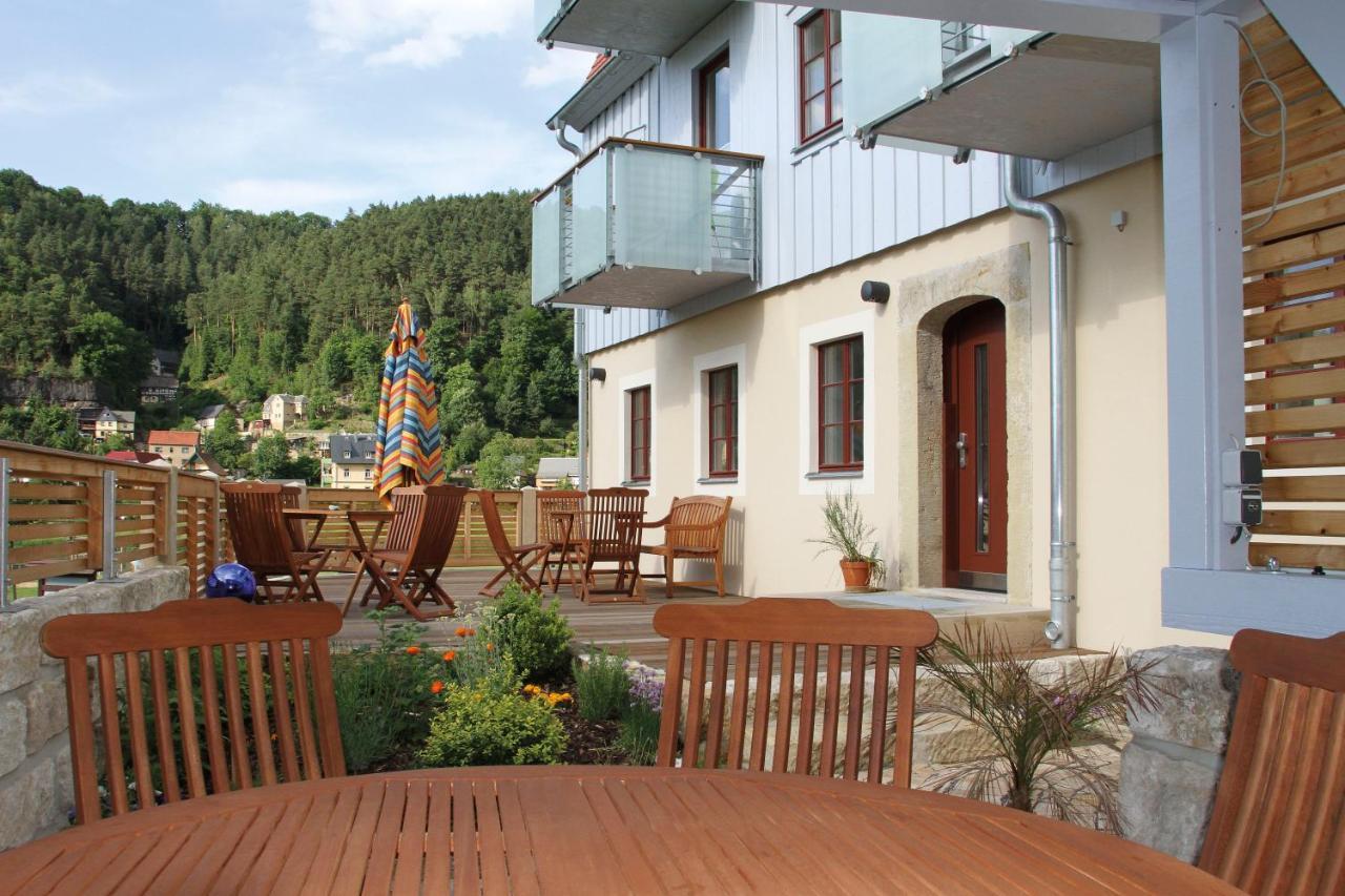 Aparthotel Faehrmannhaus Bad Schandau Exterior foto